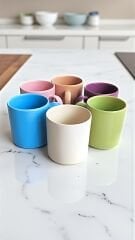 Keramika Mat Yüzeyli Büyük Boy Kupa