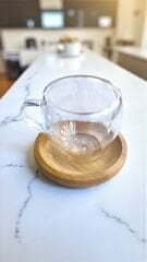 Modern Tasarım Çift Cidarlı Türk Kahvesi Fincanı