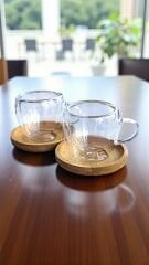 Modern Tasarım Çift Cidarlı Türk Kahvesi Fincanı