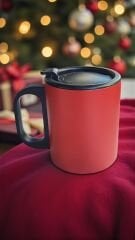 Kırmızı Termos Bardak 300 ml