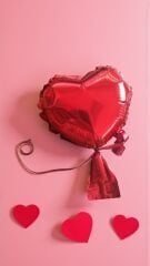 Mini Kalpli Metalik Balon