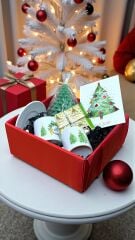 Kırmızı Yılbaşı Kutusu